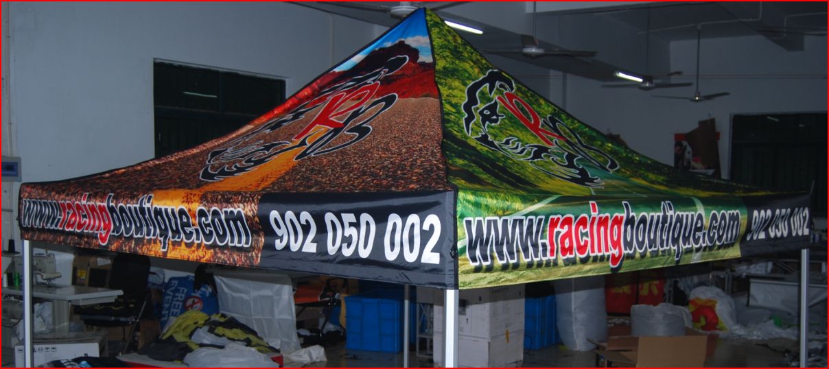 4-sided custom printed 10'x10' custom tent