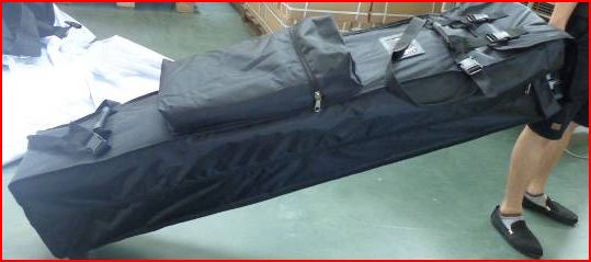 logo tent travel rollerbags
