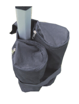 logo tent sandbags